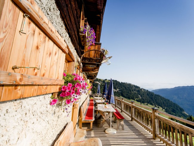 Atemberaubende Aussicht auf den Almen und Hütten © Wagrain-Kleinarl Tourismus